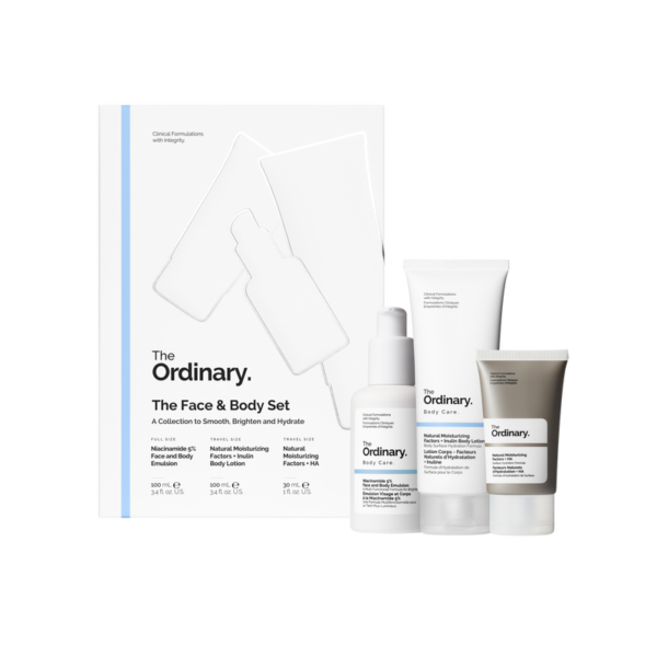 The Ordinary Face and Body Set Pakistan – Original Gift Set with Niacinamide 5% and Moisturizing Factors