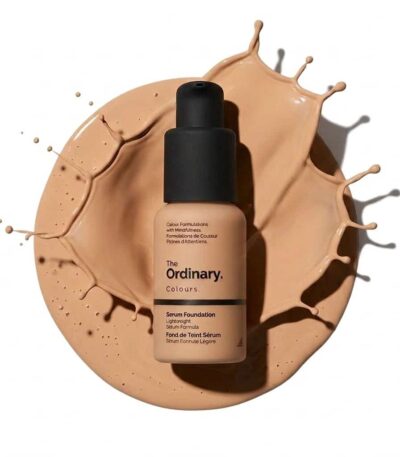 The Ordinary Serum Foundation texture lightweight liquid formula natural finish
