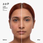 The Ordinary Serum Foundation 2.0P original before and after application in Pakistan